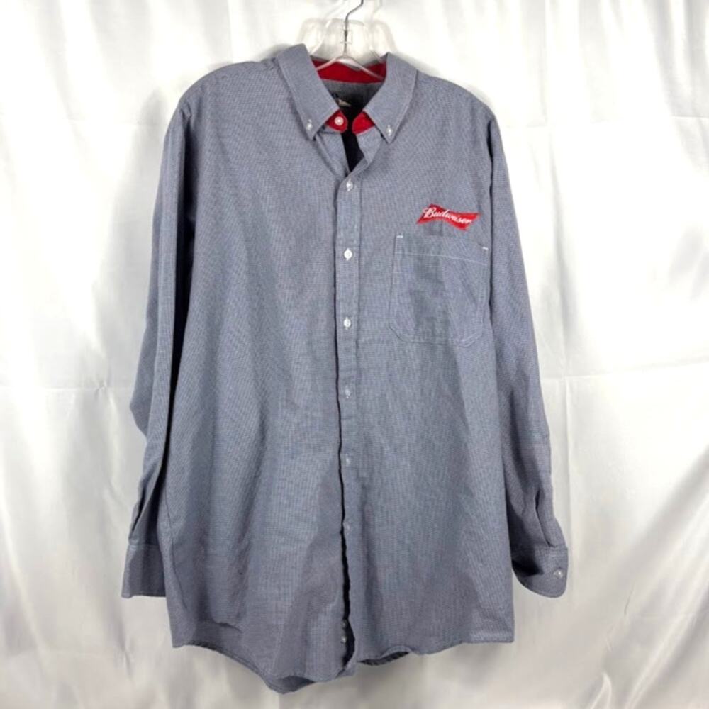 Budweiser Bud Light XL Long Sleeve Uniform Work Shirt